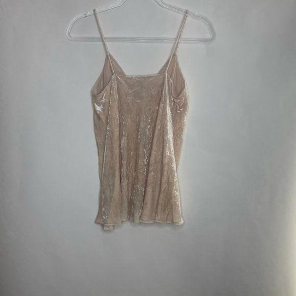 Theory Draped Crinked Velvet Tank Top - Picture 3 of 8
